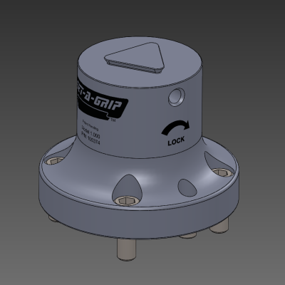 Get-A-Grip 5-Axis Workholding Fixture Outline